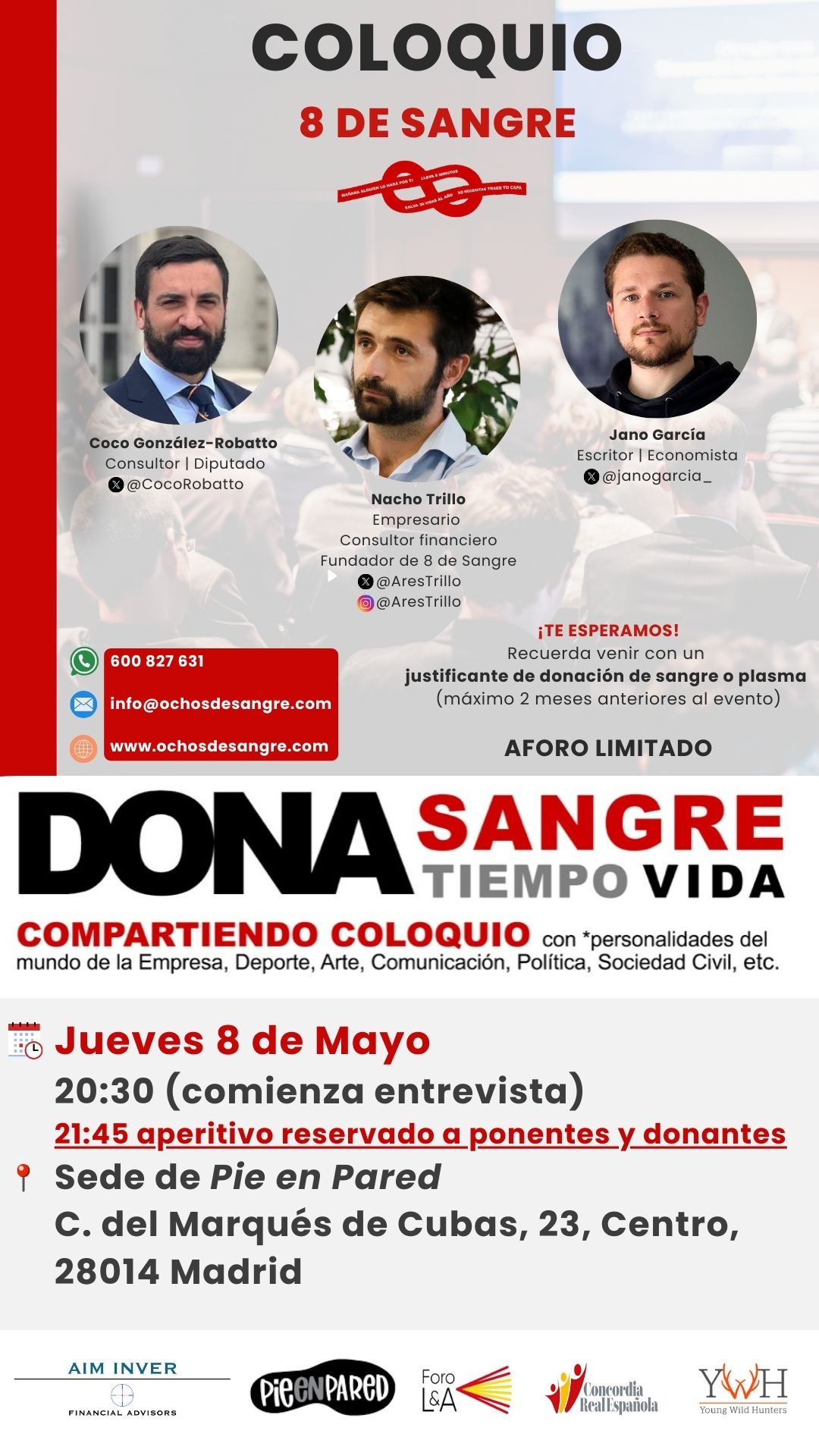 Flyer OCHOS DE SANGRE